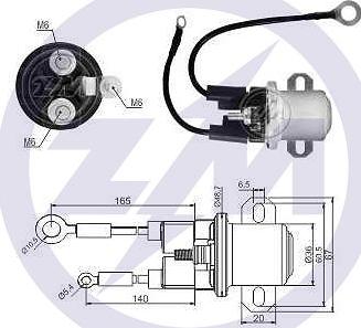 ERA ZM2428 - Магнитен превключвател, стартер vvparts.bg