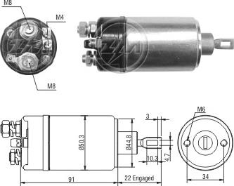 ERA ZM2629 - Магнитен превключвател, стартер vvparts.bg