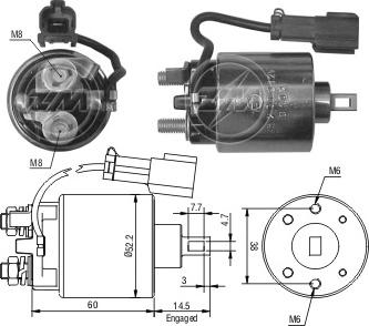 ERA ZM2719 - Магнитен превключвател, стартер vvparts.bg