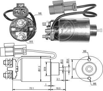 ERA ZM794 - Магнитен превключвател, стартер vvparts.bg