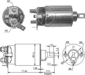 ERA ZM797 - Магнитен превключвател, стартер vvparts.bg