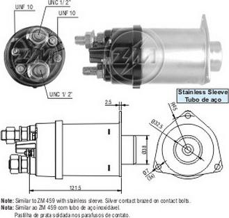 ERA ZM7459 - Магнитен превключвател, стартер vvparts.bg