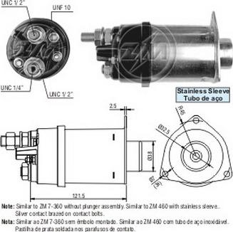 ERA ZM7460 - Магнитен превключвател, стартер vvparts.bg