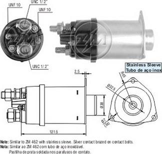 ERA ZM7462 - Магнитен превключвател, стартер vvparts.bg