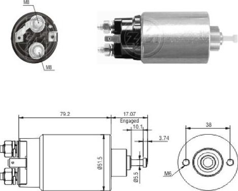 ERA ZM769 - Магнитен превключвател, стартер vvparts.bg