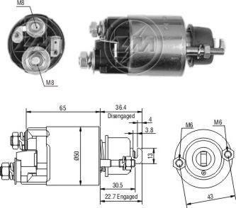 ERA ZM703 - Магнитен превключвател, стартер vvparts.bg