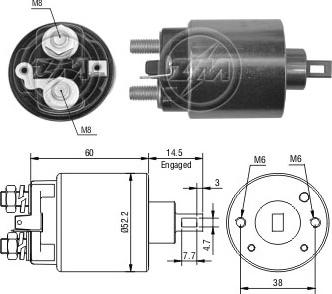 ERA ZM716 - Магнитен превключвател, стартер vvparts.bg