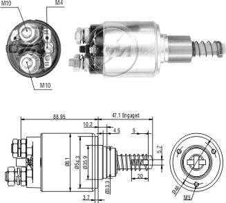 ERA ZM732 - Магнитен превключвател, стартер vvparts.bg