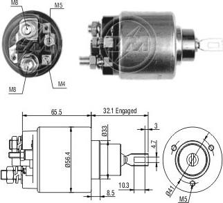 ERA ZM771 - Магнитен превключвател, стартер vvparts.bg