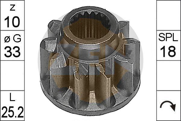 ERA ZN9349 - Зъбно колелце, стартер vvparts.bg