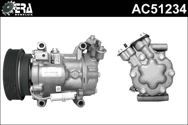 ERA Benelux AC51234 - Компресор, климатизация vvparts.bg