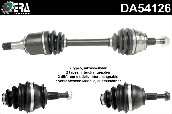 ERA Benelux DA54126 - Полуоска vvparts.bg