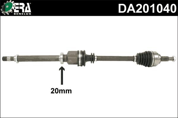 ERA Benelux DA201040 - Полуоска vvparts.bg