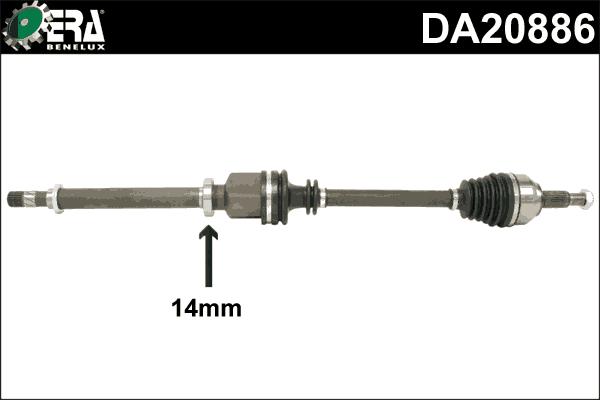 ERA Benelux DA20886 - Полуоска vvparts.bg