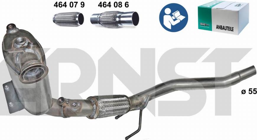 ERNST 910170 - Филтър за сажди / твърди частици, изпускателна система vvparts.bg