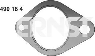 ERNST 490184 - Уплътнение, изпускателни тръби vvparts.bg