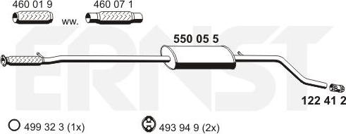 ERNST 550055 - Средно гърне vvparts.bg