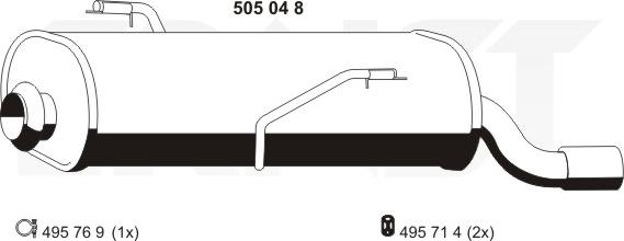 ERNST 505048 - Крайно гърне vvparts.bg