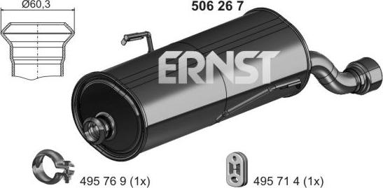 ERNST 506267 - Крайно гърне vvparts.bg