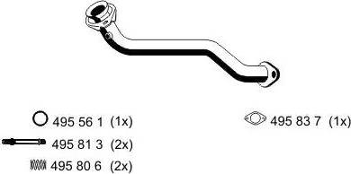 ERNST 525404 - Изпускателна тръба vvparts.bg