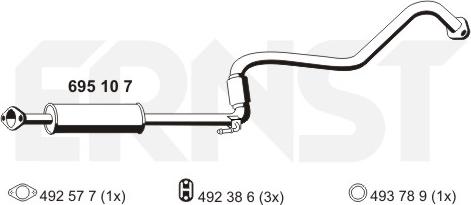 ERNST 695107 - Средно гърне vvparts.bg