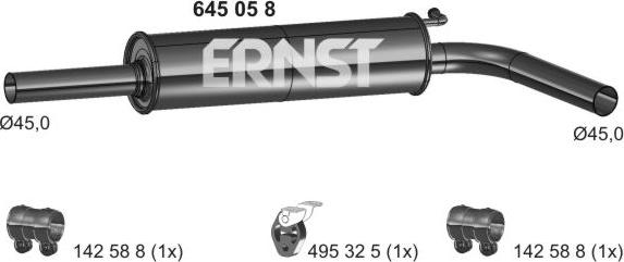 ERNST 645058 - Средно гърне vvparts.bg