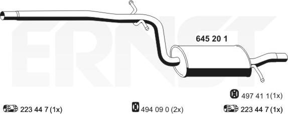 ERNST 645201 - Средно гърне vvparts.bg