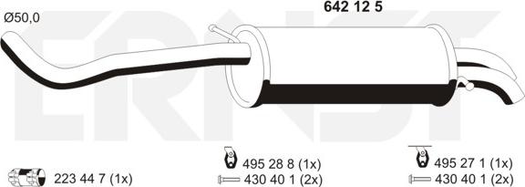 ERNST 642125 - Крайно гърне vvparts.bg