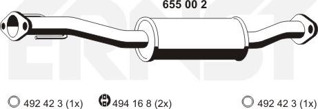 ERNST 655002 - Средно гърне vvparts.bg