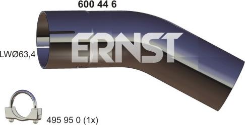 ERNST 600446 - Изпускателна тръба vvparts.bg
