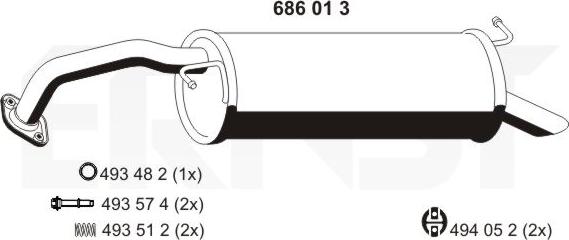 ERNST 686013 - Крайно гърне vvparts.bg