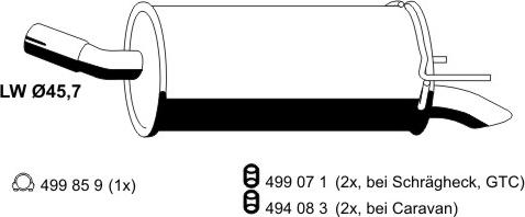 ERNST 054201 - Крайно гърне vvparts.bg