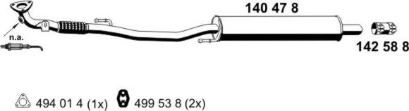 ERNST 140478 - Предно гърне vvparts.bg