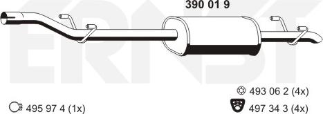 ERNST 390019 - Средно гърне vvparts.bg