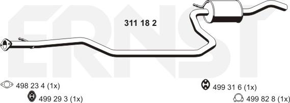 ERNST 311182 - Средно гърне vvparts.bg