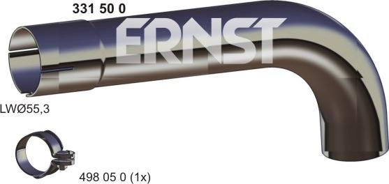 ERNST 331500 - Изпускателна тръба vvparts.bg