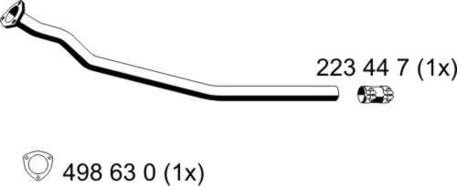 ERNST 243445 - Изпускателна тръба vvparts.bg