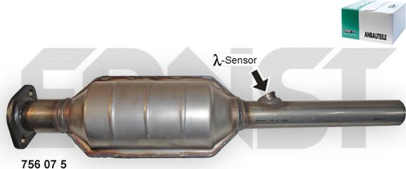 ERNST 756075 - Катализатор vvparts.bg