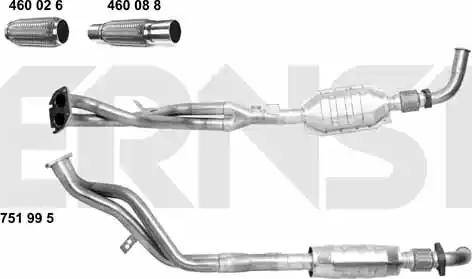 ERNST 751995 - Катализатор vvparts.bg