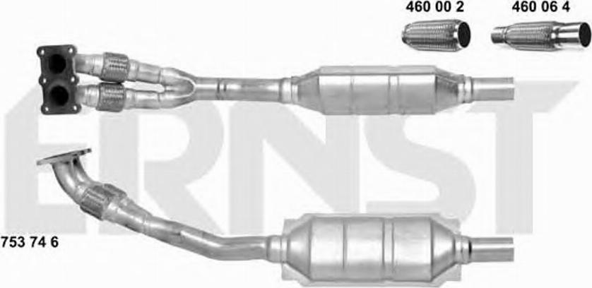 ERNST 753746 - Катализатор vvparts.bg