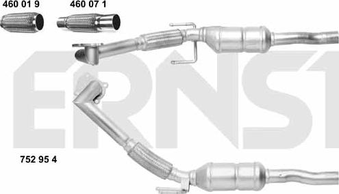 ERNST 752954 - Катализатор vvparts.bg