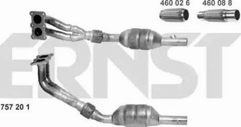 ERNST 757201 - Катализатор vvparts.bg