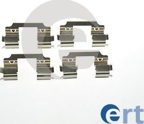 ERT 420055 - Комплект принадлежности, дискови накладки vvparts.bg