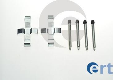 ERT 420022 - Комплект принадлежности, дискови накладки vvparts.bg