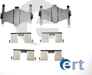 ERT 420105 - Комплект принадлежности, дискови накладки vvparts.bg