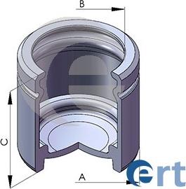 ERT 150566-C - Бутало, спирачен апарат vvparts.bg