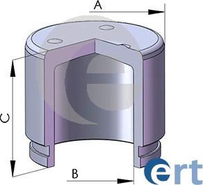 ERT 150934-C - Бутало, спирачен апарат vvparts.bg