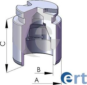 ERT 150577-C - Бутало, спирачен апарат vvparts.bg