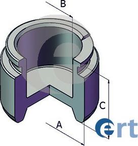 ERT 150855-C - Бутало, спирачен апарат vvparts.bg