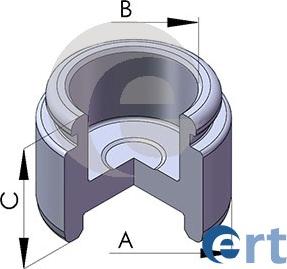 ERT 150771-C - Бутало, спирачен апарат vvparts.bg